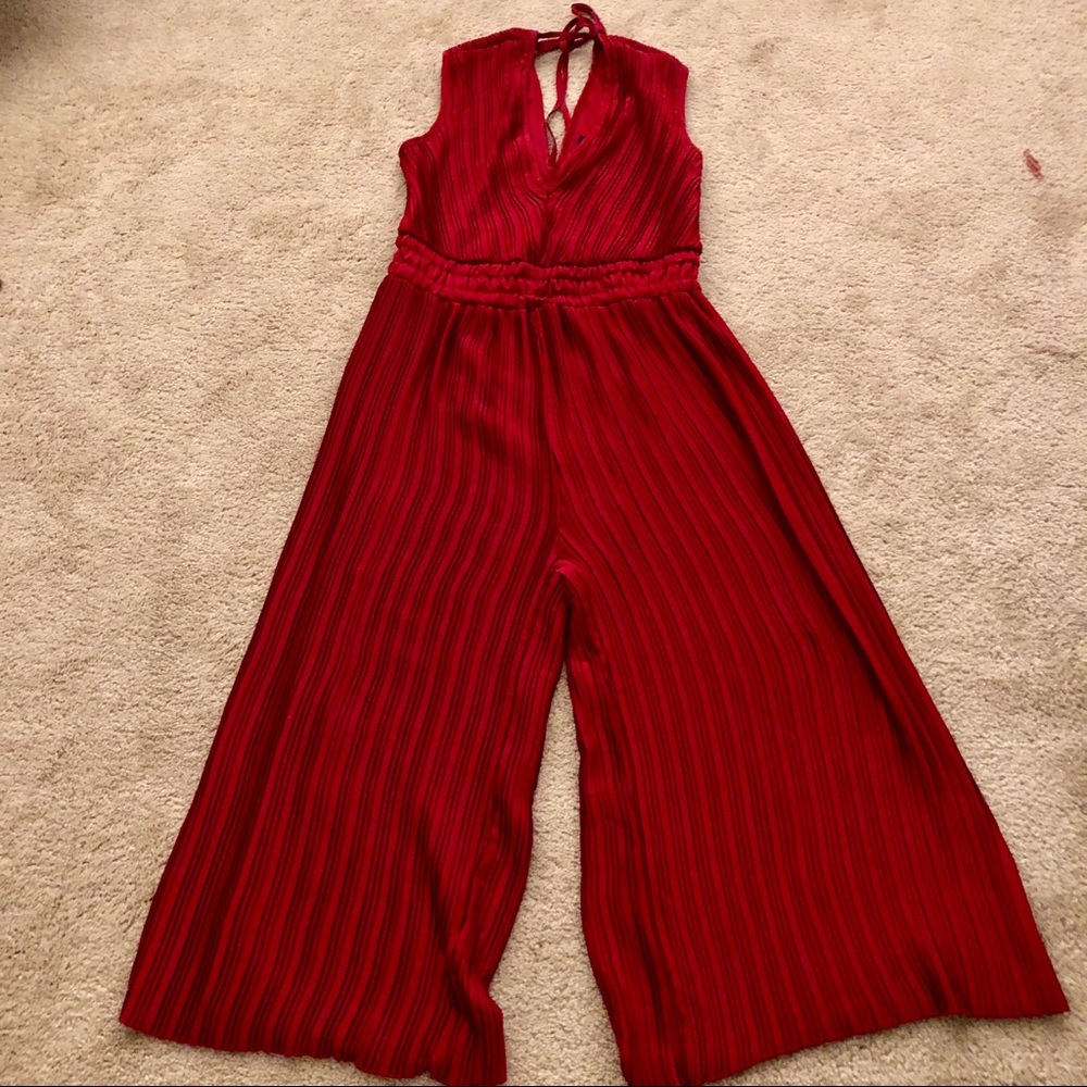 Deep Red Jumpsuit!